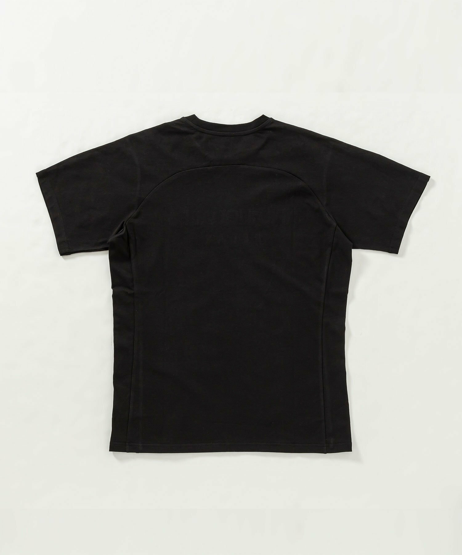 (M)1PIU1UGUALE3 RELAX/UST-24054TH ランダムラインストーンロゴ半袖Tシャツ